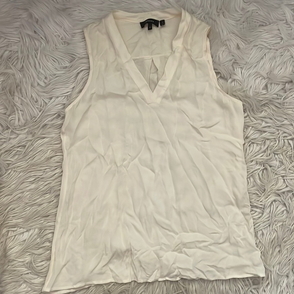 Theory silk summer top sz s